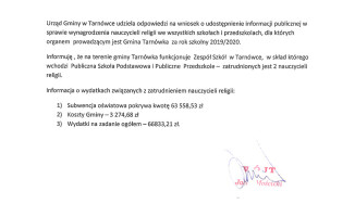 Ile kosztuje nas podatników religia w szkołach? [ZESTAWIENIE]