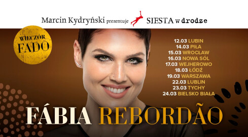 Siesta w drodze - wygraj bilety na koncert Fábi Rebordão  - grafika