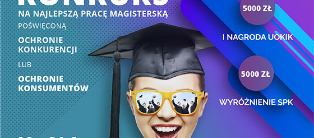 Konkurs na najlepszą pracę magisterską 