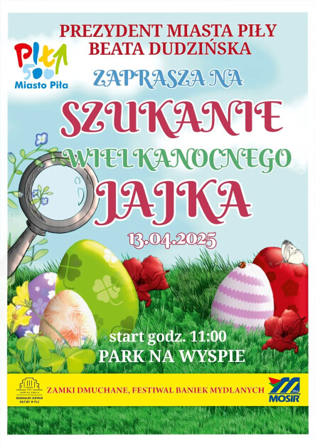 Szukanie wielkanocnego jajka - grafika