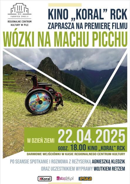 Wózki na Machu Picchu - grafika