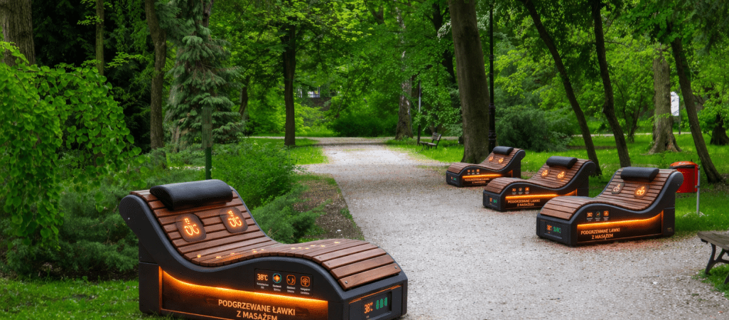 Setki tysięcy na ławki z masażem