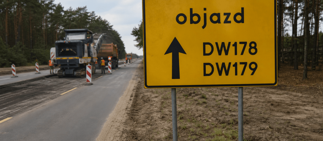 Duże utrudnienia na krajówce