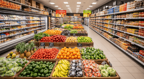 Strajk w jednej z największych sieci handlowych - grafika