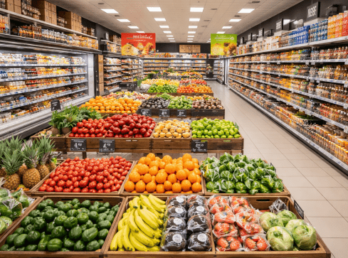 Strajk w jednej z największych sieci handlowych - grafika