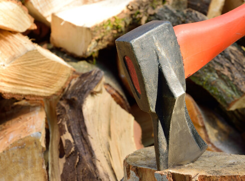 Z siekierą na ojca - grafika