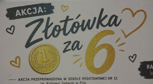 Złotówka za szóstkę dla Szymona - grafika