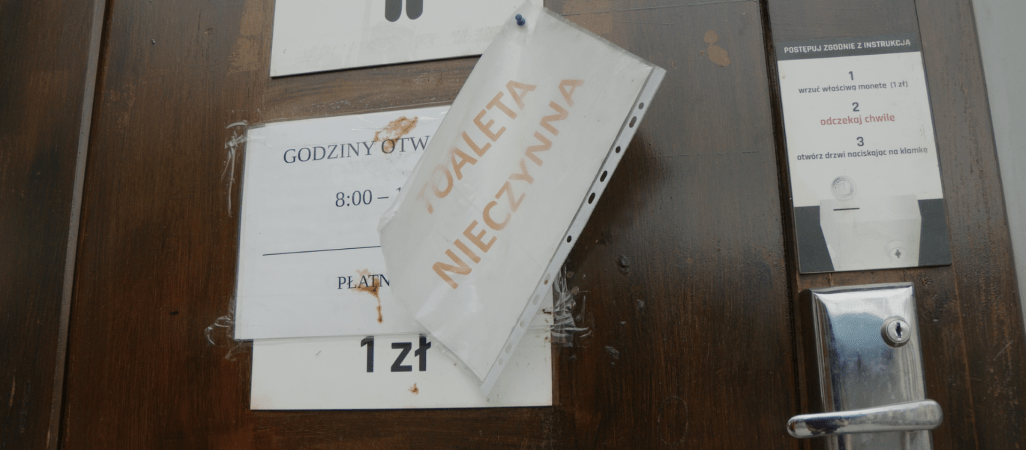 Miasto nie stać na naprawę toalety