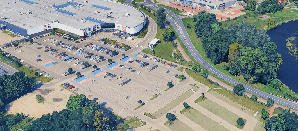 Płatny parking pod galerią VIVO!