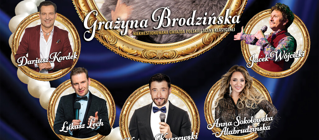 „Perły Muzyki Rozrywkowej” – Muzyczna podróż z Gwiazdami z udziałem Grażyny Brodzińskiej i jej wyjątkowych gości już 6 grudnia w RCK w Pile!