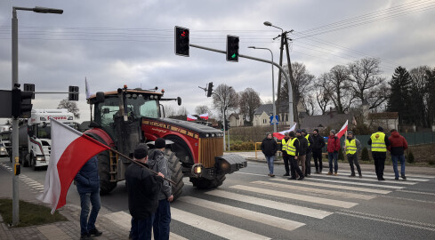 Protest rolników - grafika