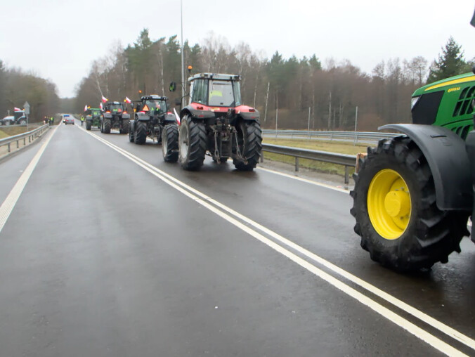 Rolnicy będą blokować - grafika