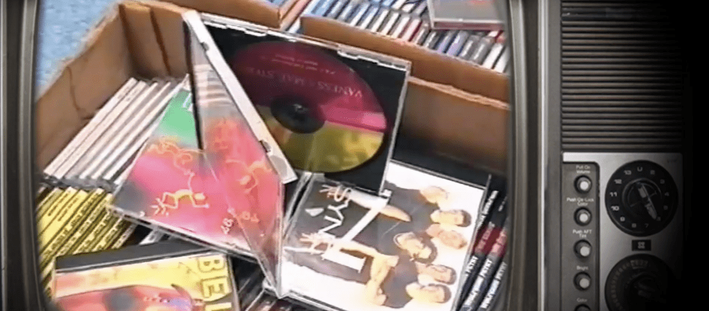 Przemyt i handel płytami CD w latach 90