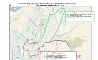 Komunikacja na cmentarze w regionie