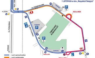 Komunikacja w Pile na Wszystkich Świętych