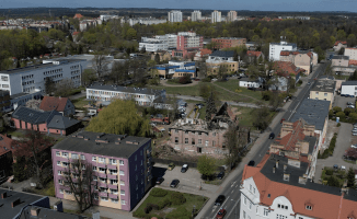 Rozbiórka dachu starego Sanepidu