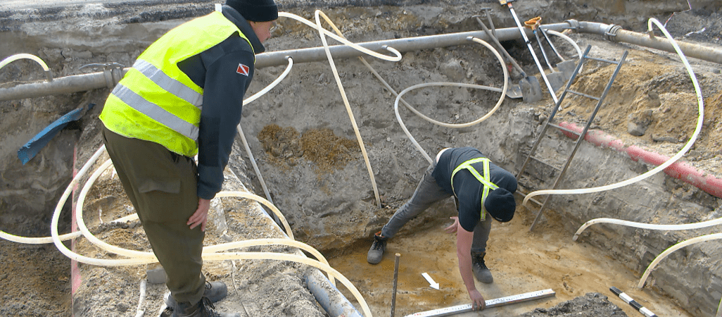 Szesnastowieczna studnia na środku ulicy w Pile