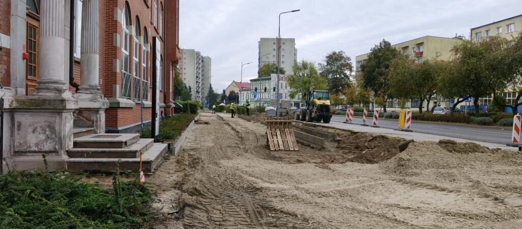 Nowe chodniki w centrum