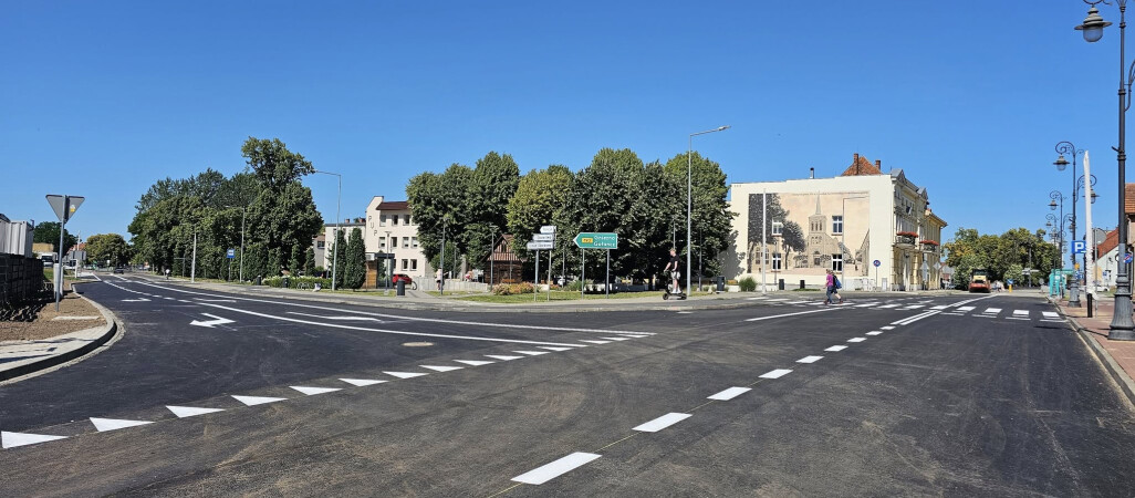 Zakończona przebudowa skrzyżowania w centrum miasta