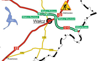 Ruch wahadłowy na DK22