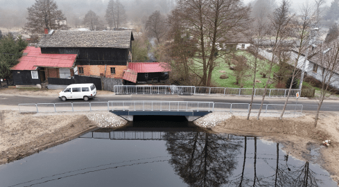 Kompozytowy most w Kamienniku - grafika