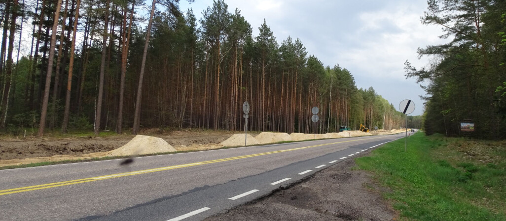 Ruch wahadłowy na DK22