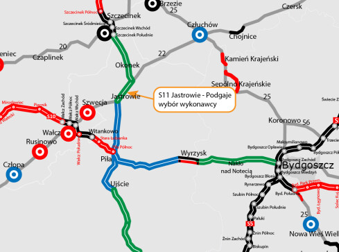 S11 Podgaje - Jastrowie. W końcu wybrali wykonawcę - grafika