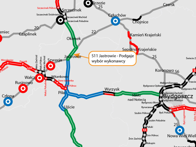 S11 Podgaje - Jastrowie. W końcu wybrali wykonawcę - grafika