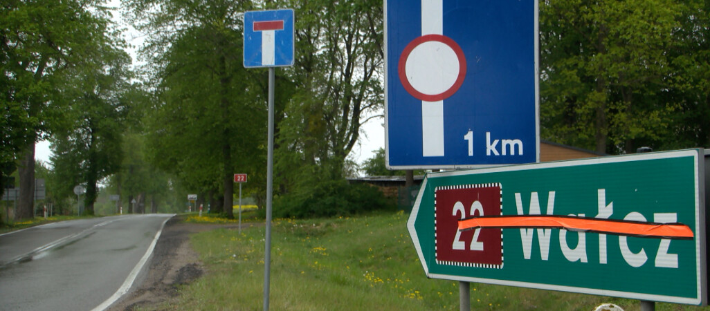 Utrudnienia na drodze krajowej