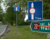 Utrudnienia na drodze krajowej - grafika