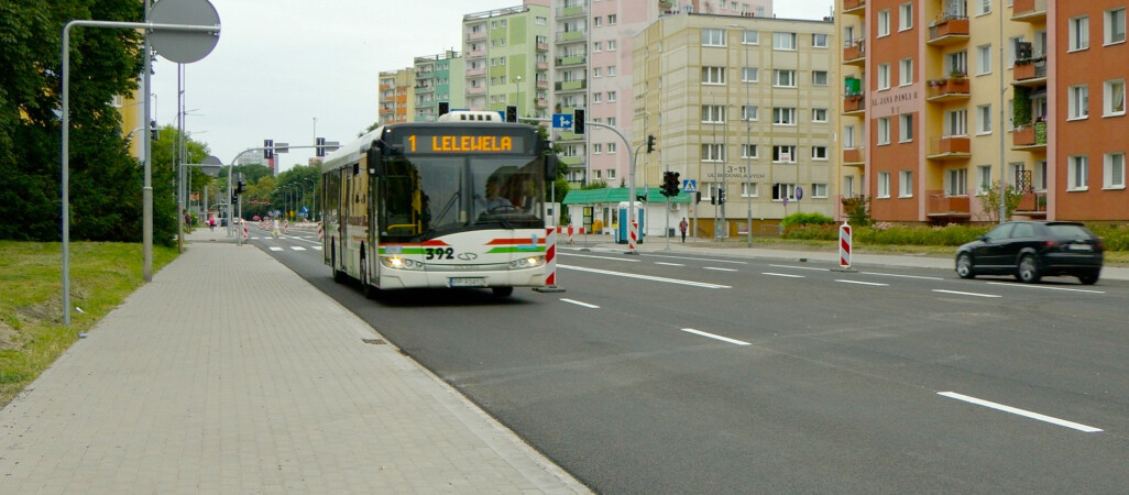 Aleją Wojska Polskiego nareszcie można jeździć
