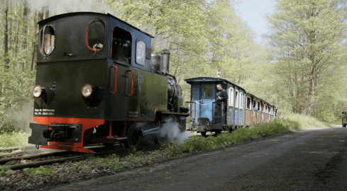 Para buch, koła w ruch - grafika