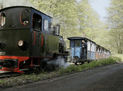 Para buch, koła w ruch - grafika