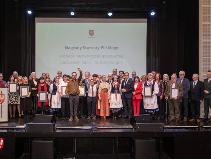 Ludzie kultury powiatu pilskiego nagrodzeni - grafika