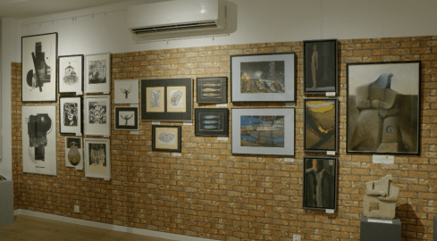 Salon pełen sztuki - grafika