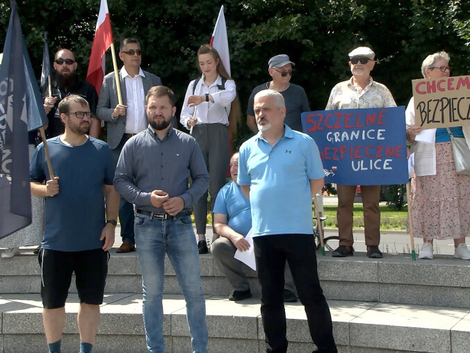 Stop imigrantom. Zgromadzenie w Pile - grafika