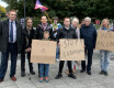 Manifestacja poparcia dla Palestyny - grafika
