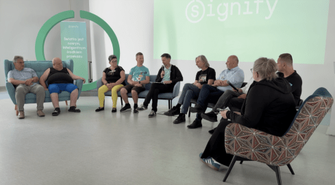 Pracownicy Signify spotkali się z osobami z niepełnosprawnościami - grafika