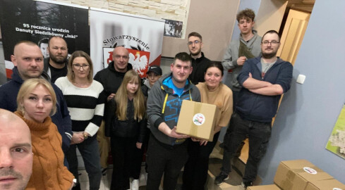 Dary od pilan dla Polaków na Litwie - grafika