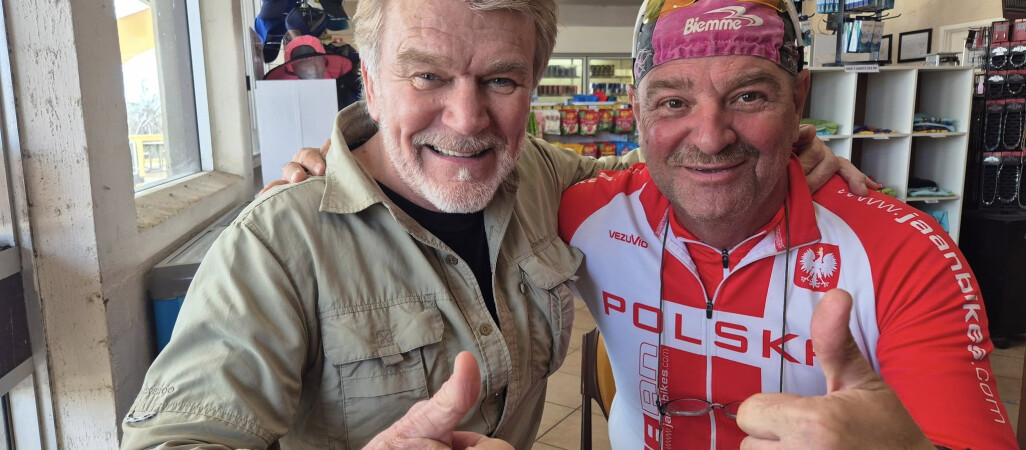 Rowerem przejechał ponad 3,5 tys. kilometrów przez pustkowie