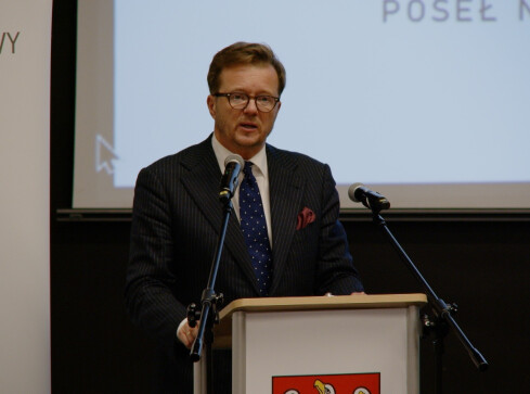 Europoseł Michał Wawrykiewicz z wizytą w Pile - grafika