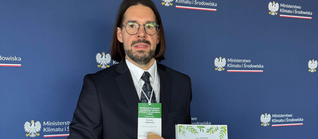 Nauczyciel z Piły Klimatycznym Człowiekiem Roku