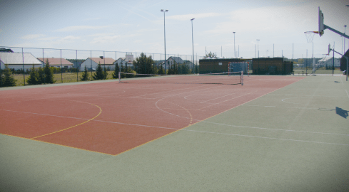 Kort tenisowy już niemal gotowy - grafika