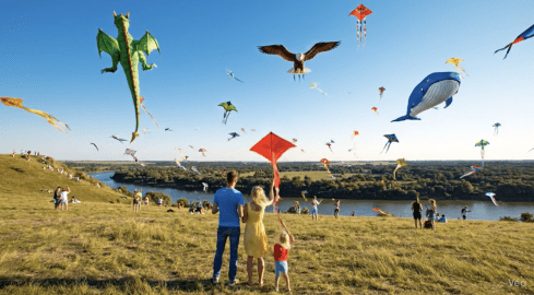 Międzynarodowy Festiwal Latawców. Będzie kolorowo - grafika