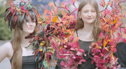 Czarnków utonął w kwiatach - grafika