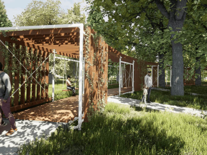 W mieście będą pergole - grafika