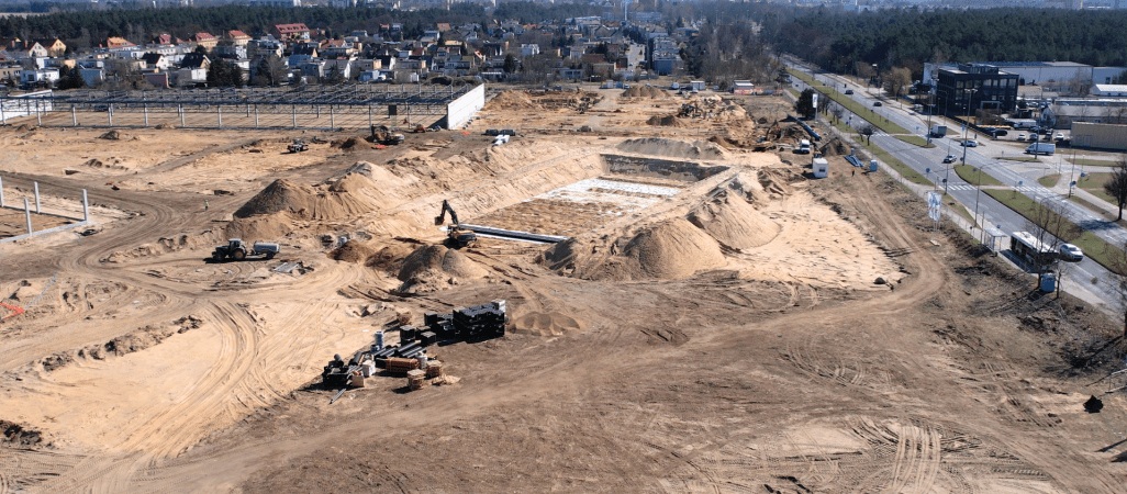 Tu powstaje park handlowy - VIDEO