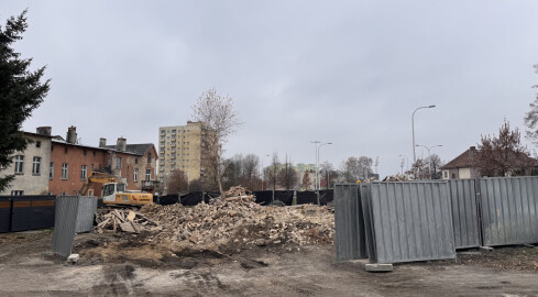 Kamienica przy Bydgoskiej zniknęła z powierzchni - grafika