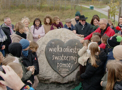 Jurek Owsiak w Pile - grafika