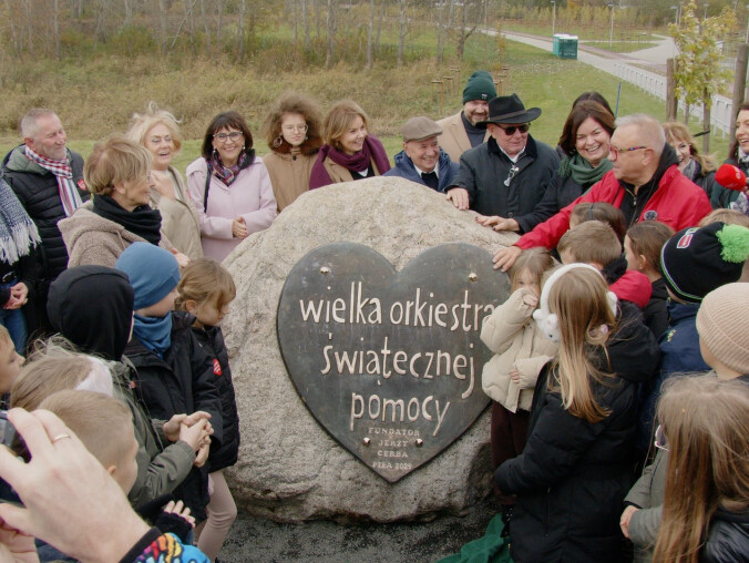 Jurek Owsiak w Pile - grafika